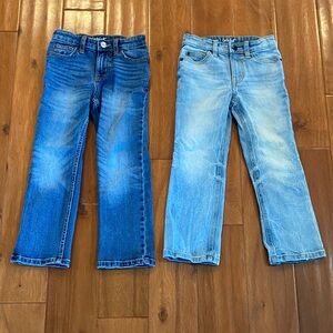 Cat & Jack Kids Jeans - Dark Blue and Light Blue